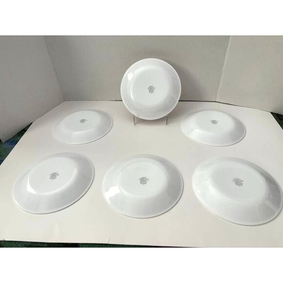 CORELLE Bandhani Dessert Plates 6 3/4" Set of 6 Vitrelle Corning Ware USA - Picture 3 of 6